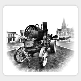 Oamaru Steampunk tractor #2 Sticker